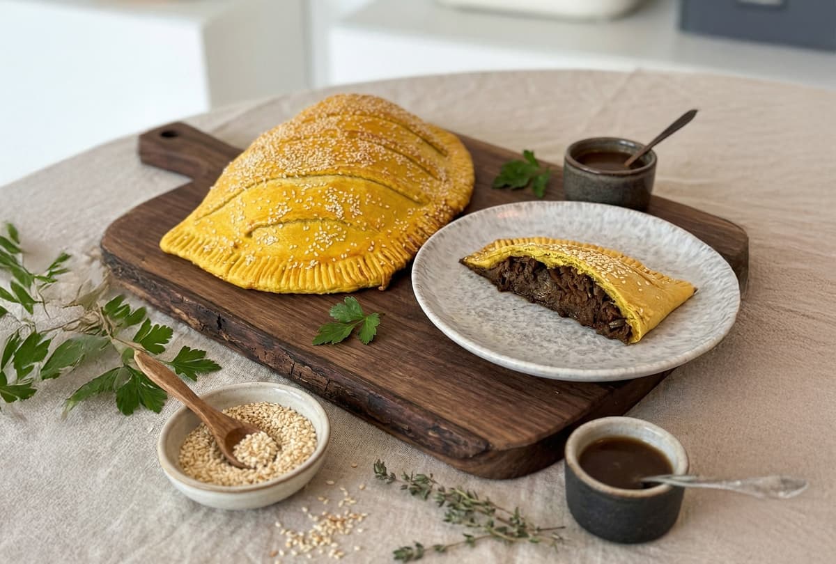 Köttfärspiroger med currydeg